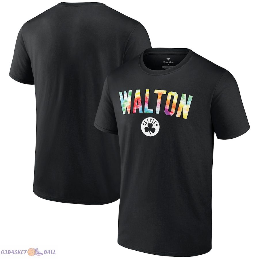 Men's Boston Celtics Bill Walton Black T-Shirt