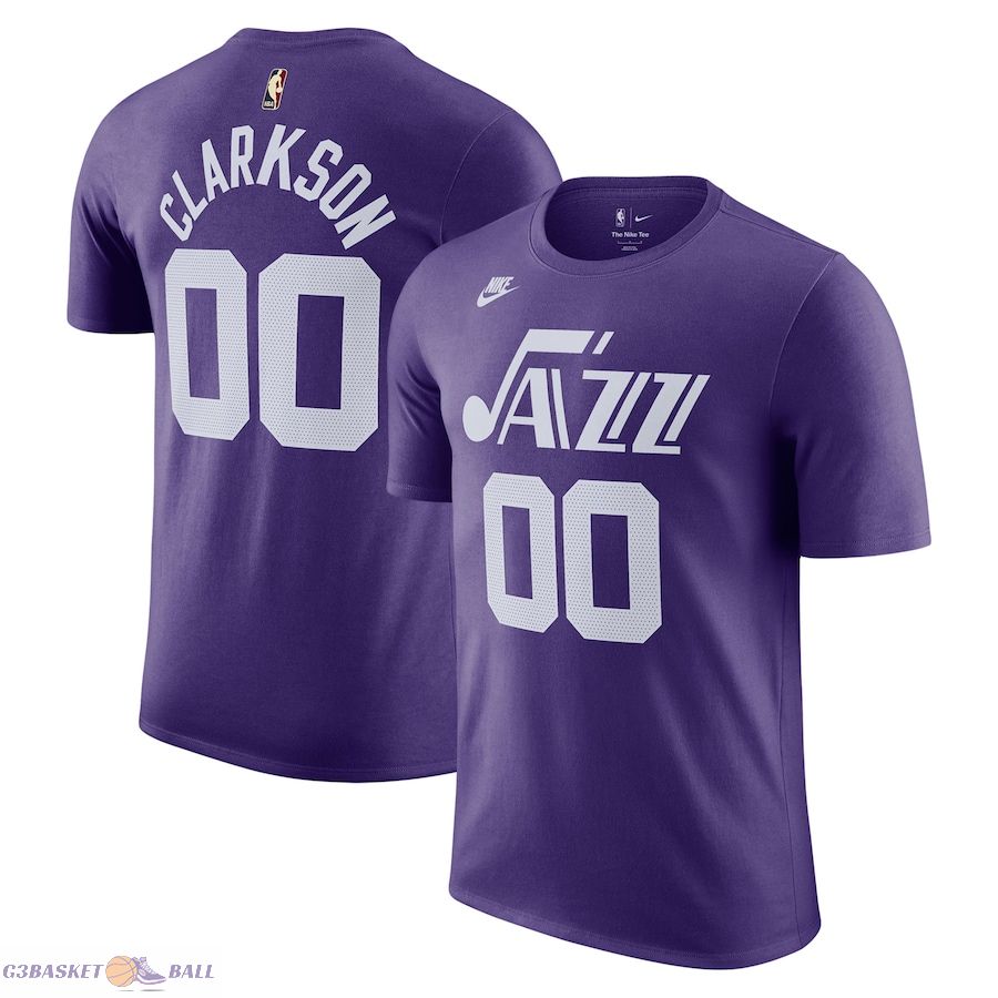 Men's Utah Jazz Jordan Clarkson Purple