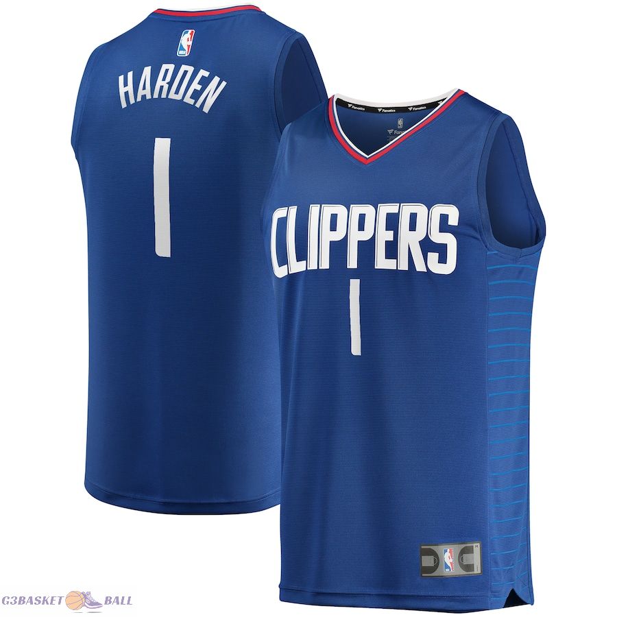 Men's LA Clippers James Harden Fanatics Royal Fast Break Player Jersey - Icon Edition