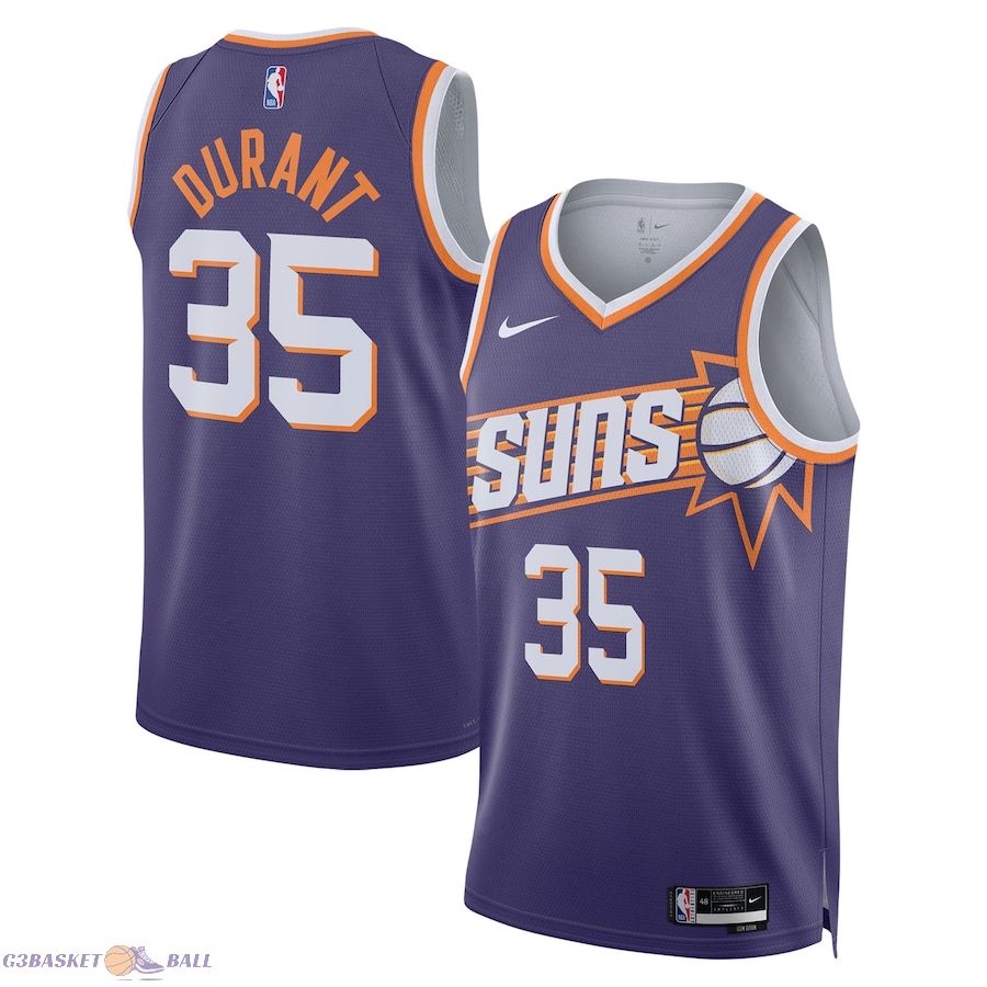 Unisex Phoenix Suns Kevin Durant Purple Swingman Jersey - Icon Edition