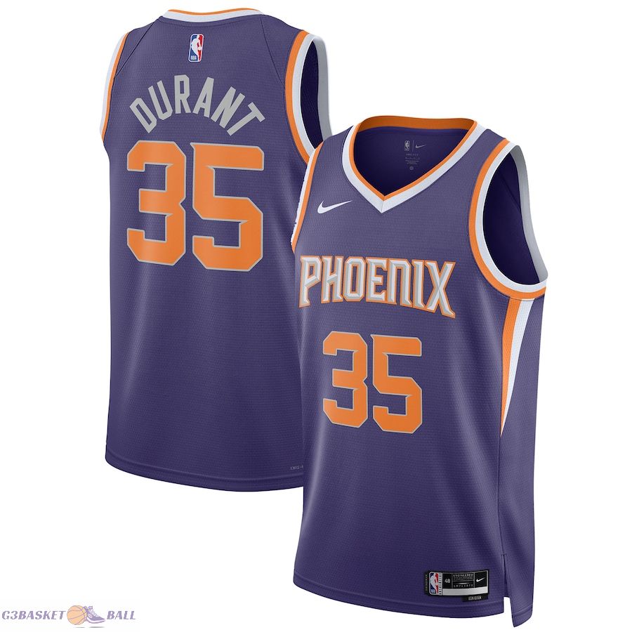 Unisex Phoenix Suns Kevin Durant Purple Swingman Jersey - Icon Edition