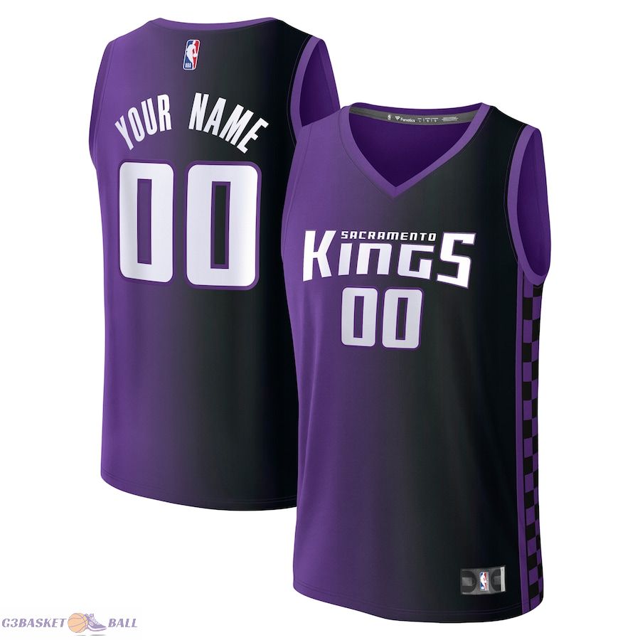 Men's Sacramento Kings Fanatics Purple Custom Fast Break Jersey - Statement Edition