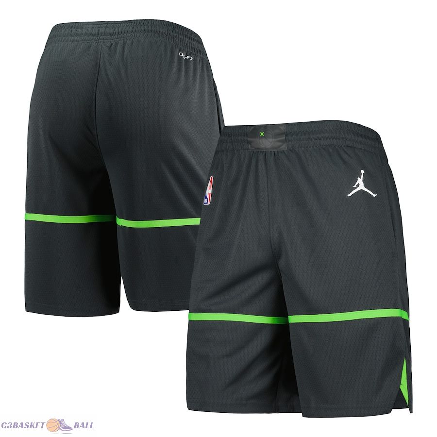 Men's Minnesota Timberwolves Jordan Brand Gray 2022/2023 Statement Edition Swingman Performance Shorts