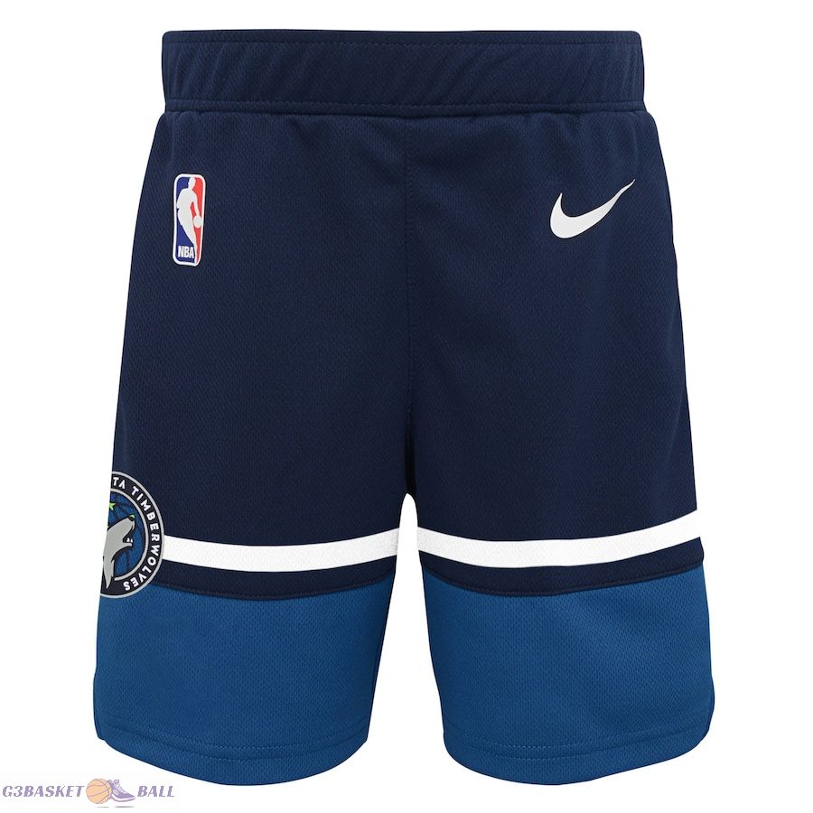 Preschool Minnesota Timberwolves Navy Icon Replica Shorts