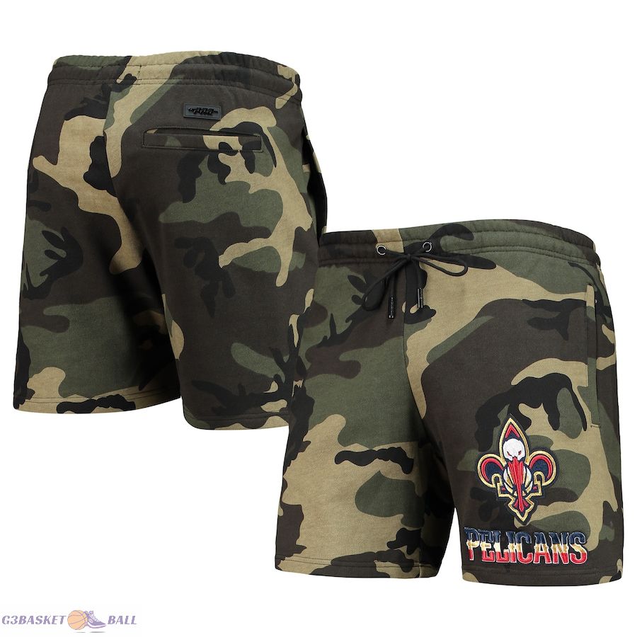 Men's New Orleans Pelicans Pro Standard Camo Team Shorts