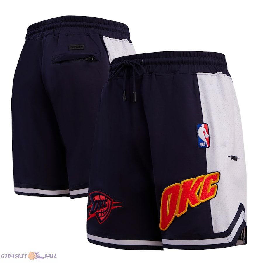 Men's Oklahoma City Thunder Pro Standard Navy 2023/24 City Edition DK Shorts