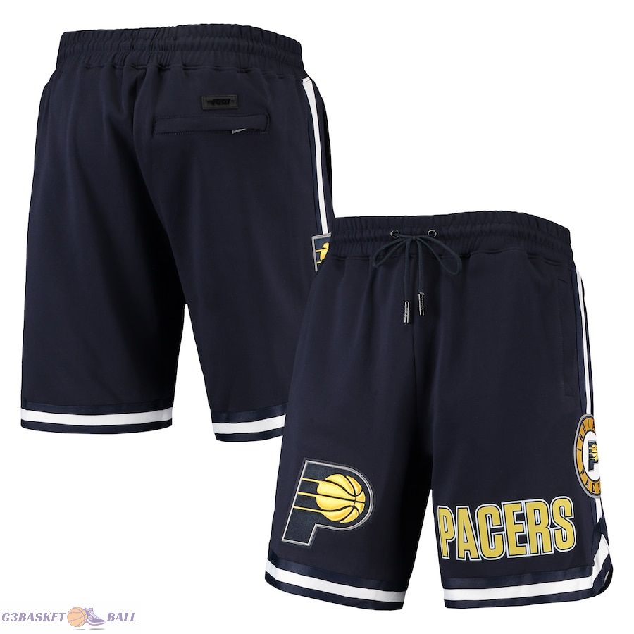 Men's Indiana Pacers Pro Standard Navy Team Chenille Shorts