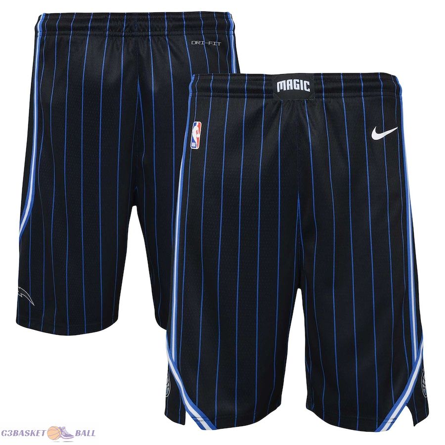 Youth Orlando Magic Black Swingman Performance Shorts – Icon Edition